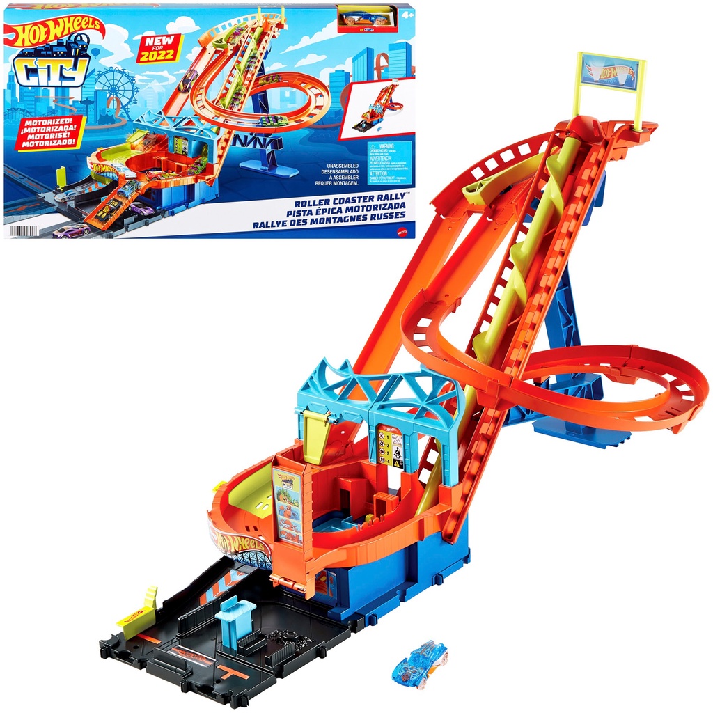 Jual Hotwheels City Roller Coaster Rally ORIGINAL Mattel Track Hot ...