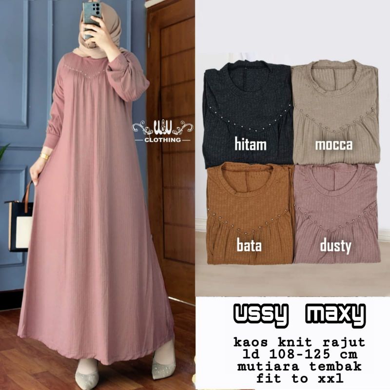 USSY MAXY GAMIS KAOS KNIT RAJUT