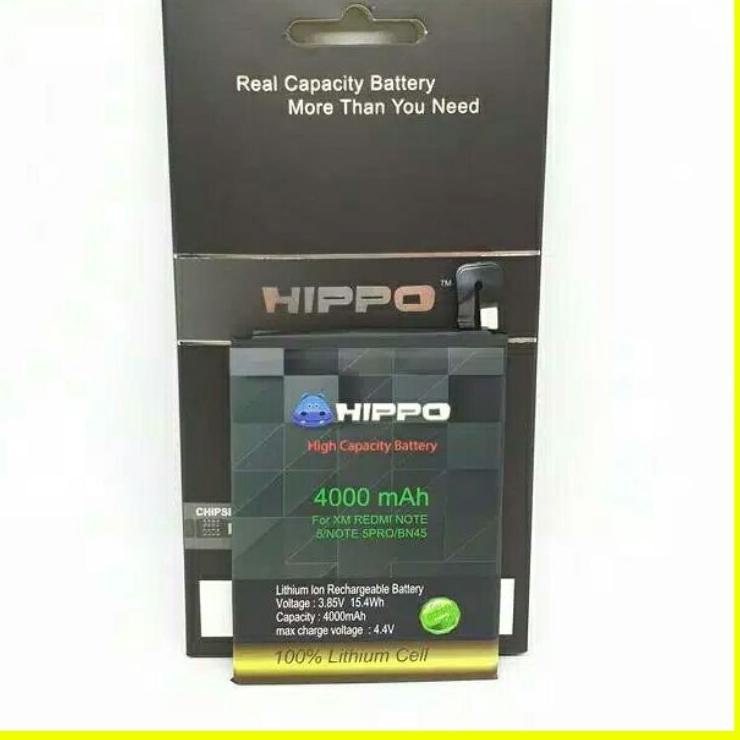 Buruan Miliki BATTERY batre HIPPO XIAOMI REDMI NOTE 5 NOTE 5 PRO BN45 BN 45 Atau BN48 original hippo