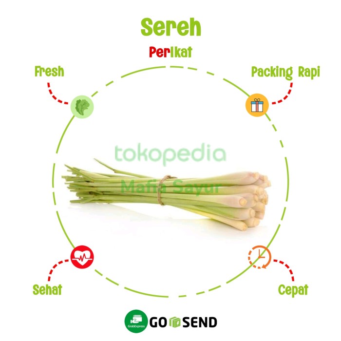 

SEREH / SERAI / LEMONGRASS / FRESH VEGETABLE