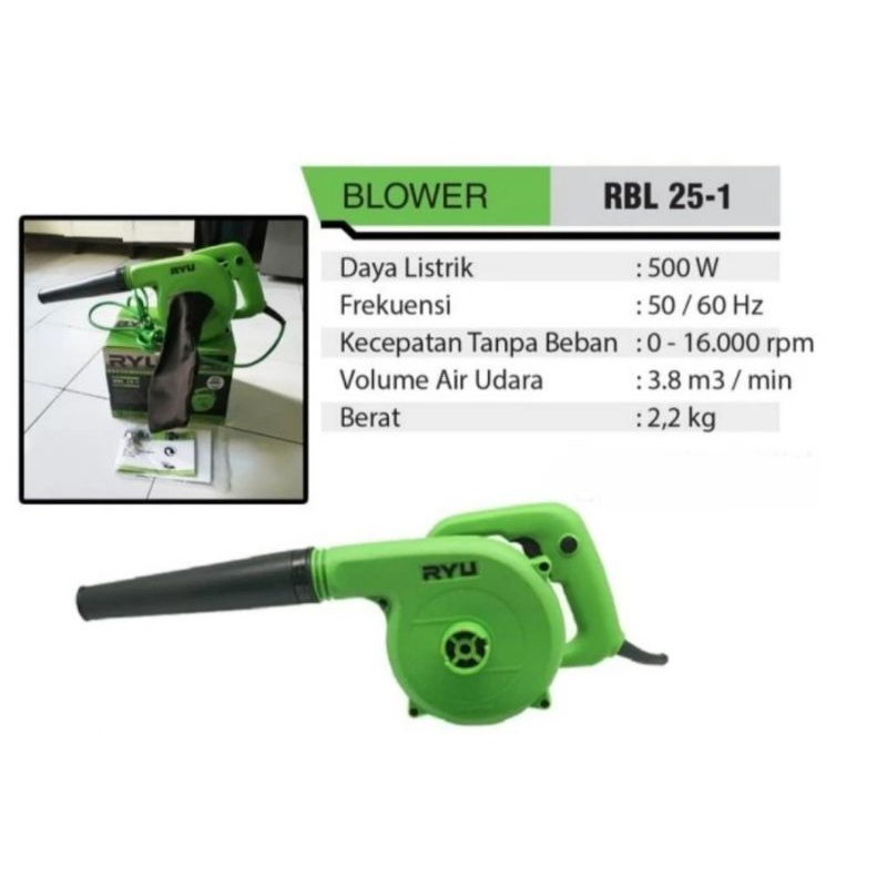 hand blower ryu RBL 25-1 BLOWER