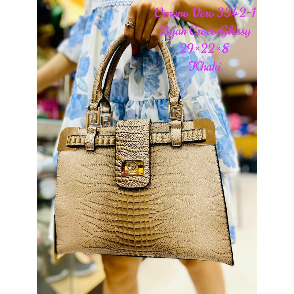 UMANO VERO 3342-1 TAS WANITA BIJAN GLOSSY 3342-1 TAS WANITA MODIS
