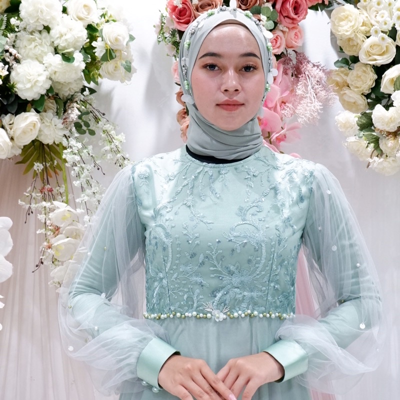 AZZANA dress / tulle polos - Open PO