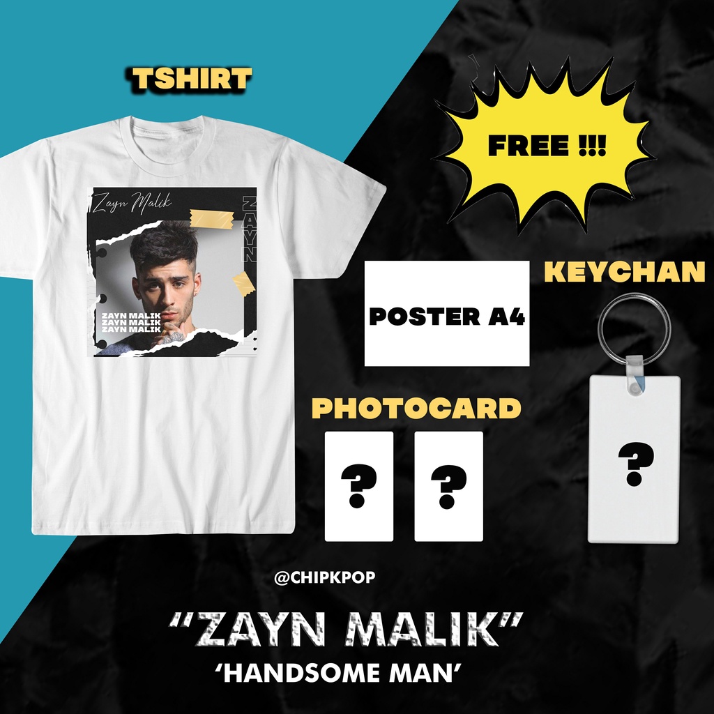 KAOS ZAYN MALIK I ZAYN MALIK MERCHANDISE I ZAYN MALIK ONE DIRECTION I ALBUM ZAYN MALIK
