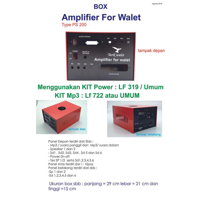 

Box sarang burung walet ,.