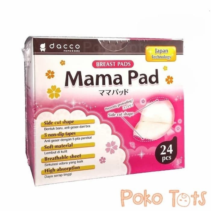 Dacco Mamapad isi 24pcs Breastpad Penyerap Asi Mama Pad Breast pads 24 pcs WHS