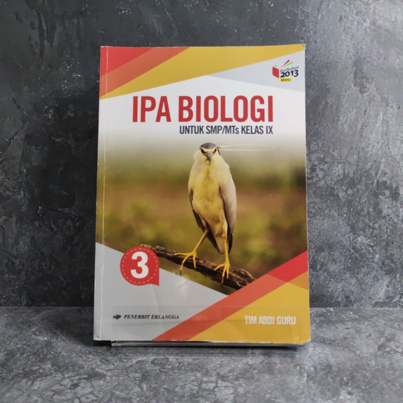 Jual Buku Ipa Biologi kelas 9, IX, SMP, Penerbit Erlangga, Tim Abdi