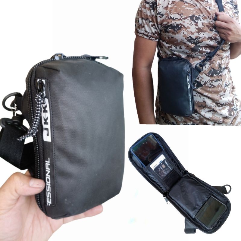 tas selempang mini sarung hp pria wanita