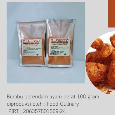 

Marinasi Pedas Hot Spicy 100 grm Perendaman Marinasi Marinade bumbu Fried Chicken -M Hot Spicy 1 ons