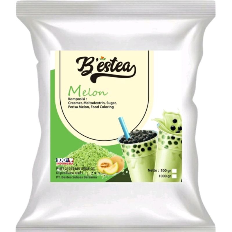 

Bubuk Minuman Rasa melon 1kg bubuk minuman bestea