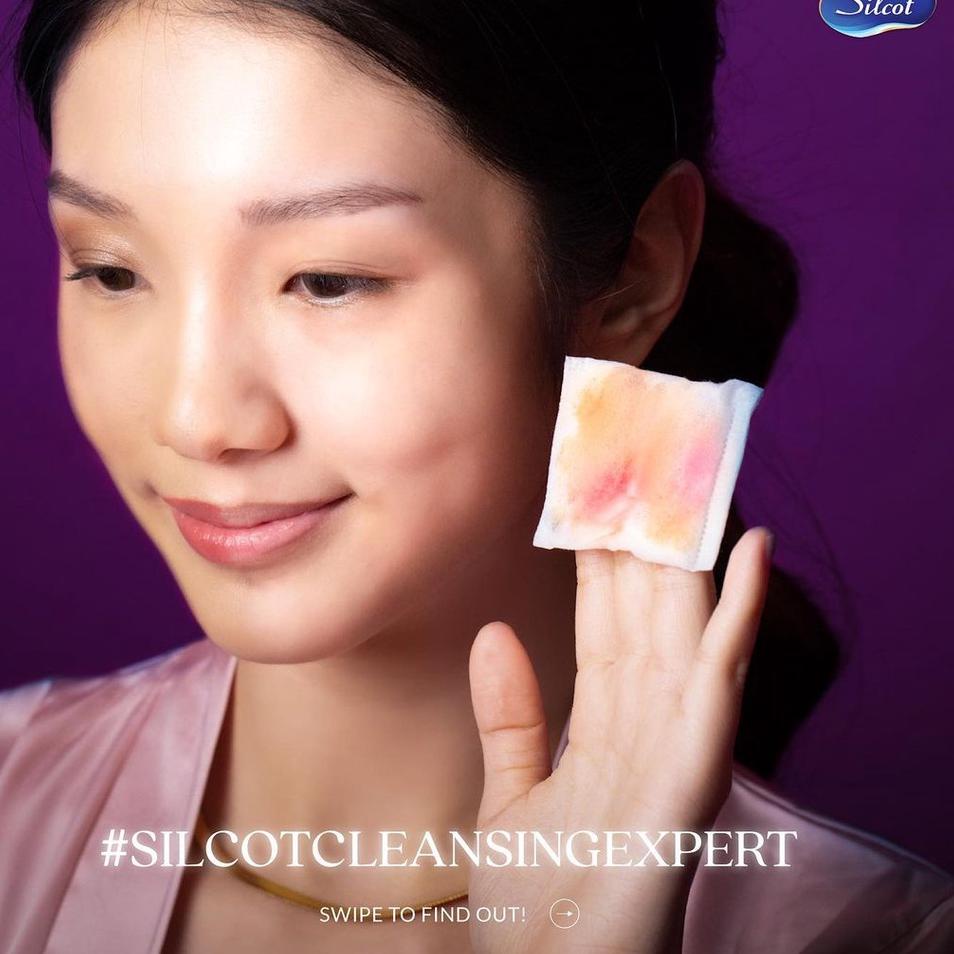 Terbaik [SILCOT X SOMETHINC] Silcot Cleansing Cotton 82 - Kapas Kecantikan Unicharm / Kapas Wajah / 