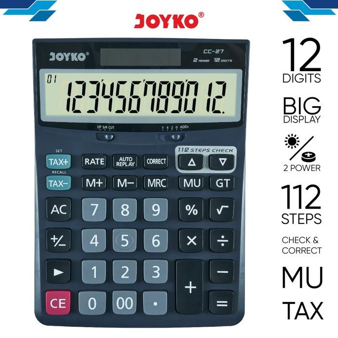 

Calculator / Kalkulator Joyko CC-27 / 12 Digits / Check Correct