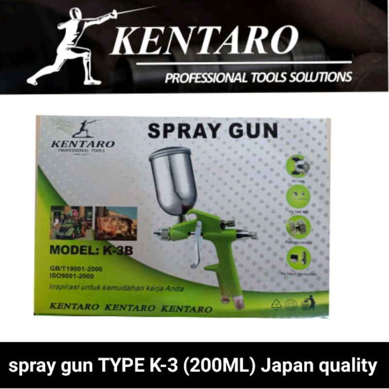 SPRAY GUN K-3B / SEMPROTAN CAT 200ML KENTARO JAPAN QUALITY