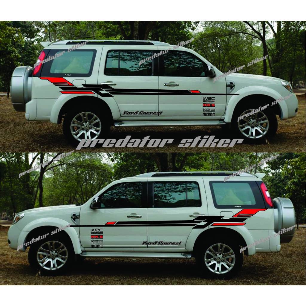 sticker stiker mobil ford everest side body mobil stiker list body mobil ford everest