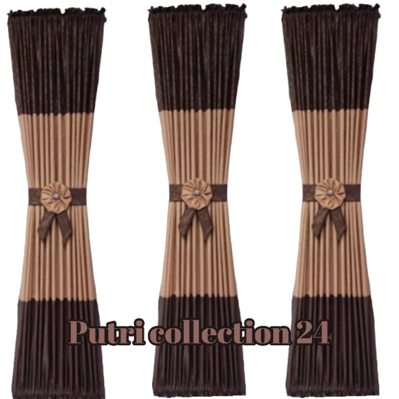 gorden jendela minimalis/tirai jendela kecil model kupu-kupu/korden pita tengah spiral bahan tebal