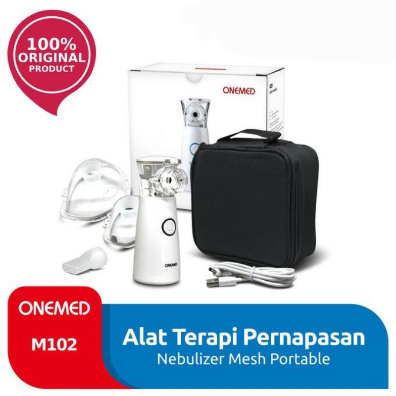 Nebulizer Portable Onemed M102 Mesh / Nebulizer Portable - Alat Terapi UAP Anak Dan Dewasa