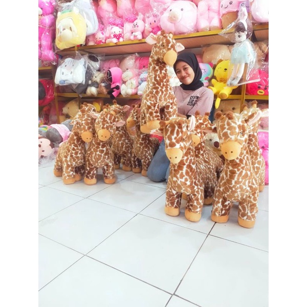 BONEKA JERAPAH SI LEHER PANJANG BONEKA JERAPAH BHAN SOFT QUALITY BONEKA JERAPAH VIRAL BONEKA JERAPAH