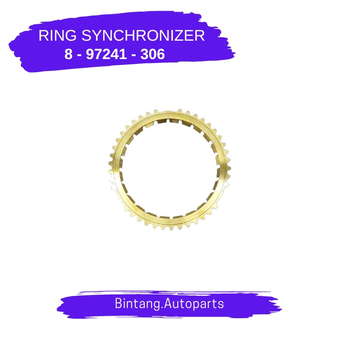 Ring Synchronizer - Isuzu ELF NKR - 71 [ 3 Pcs ] [ 8 - 97241 - 306 ]