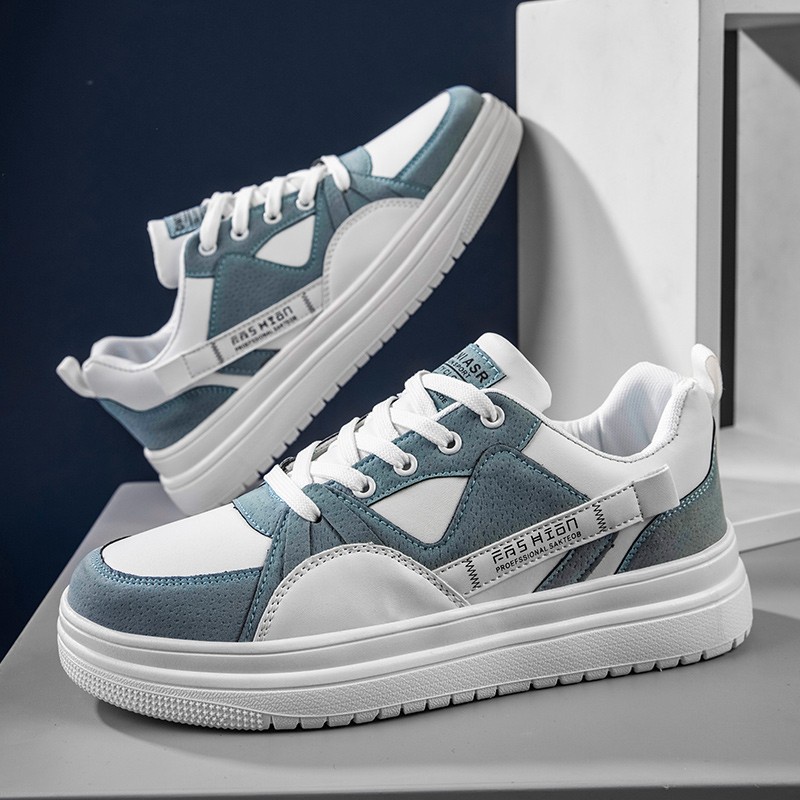 Highland Sepatu Pria Casual Running Shoes Sepatu Tali Fashion Sneakers KSR112