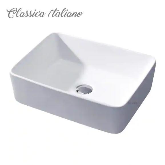Classica Italiano Wastafel kamar mandi keramik mewah modern kotak