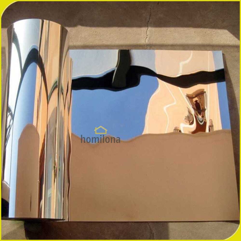 SOLEDI Sticker Dekorasi Dinding Reflection Mirror PVC 50x100cm - SL02