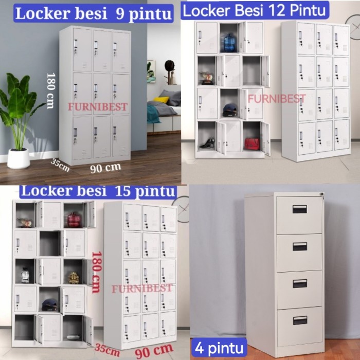 

TERJAMIN Locker Besi / Loker Besi Furnibest Code 1820