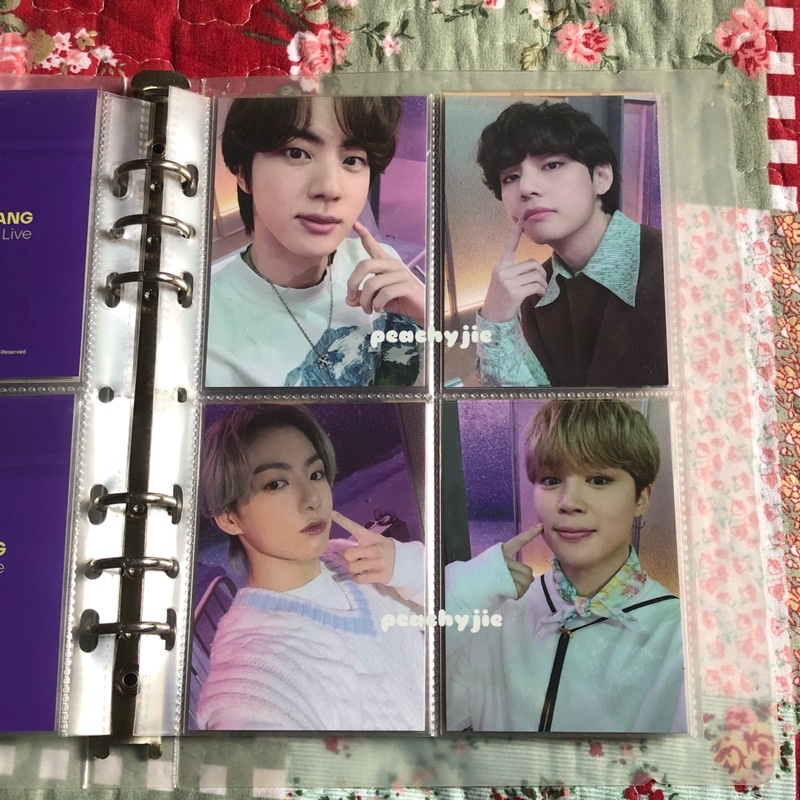 photocard bts bangtan mpc mini photocard swz sowoozo pajamas pajama BE taehyung jungkook seokjin jim