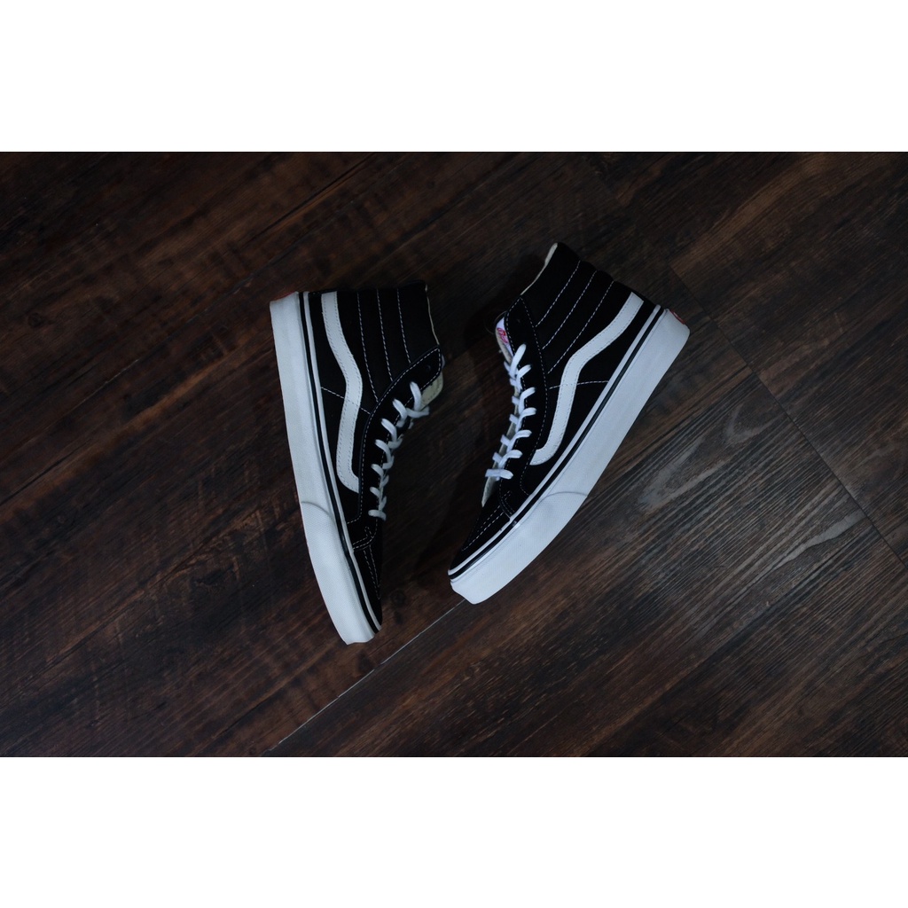 Vans Sk8-Hi Slim Black White Original