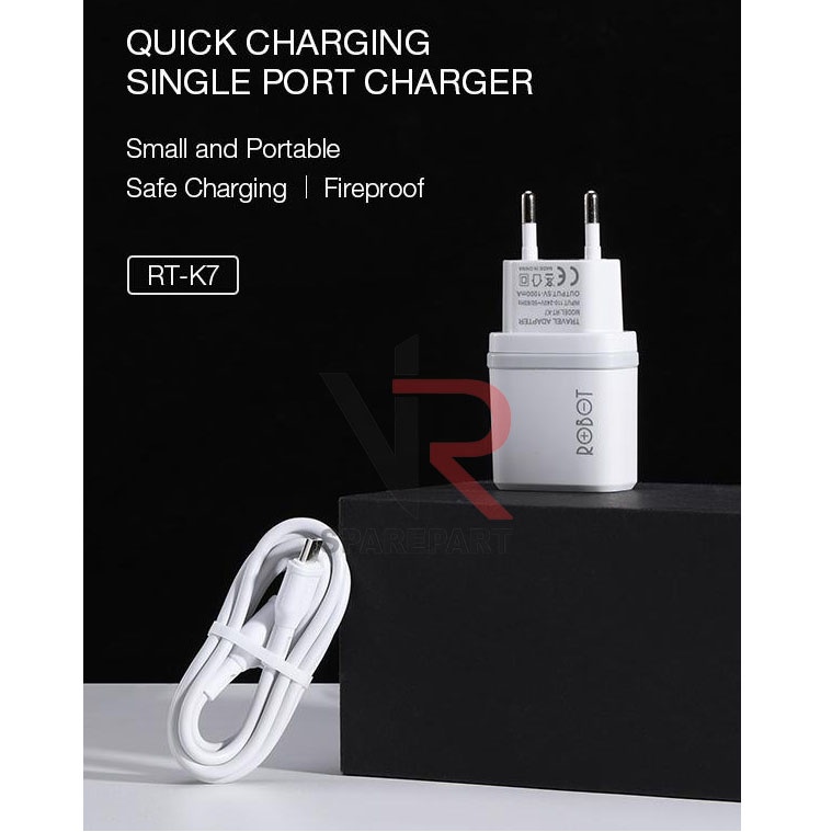 ROBOT CHARGER RT-K7 WITH MICRO USB CABLE