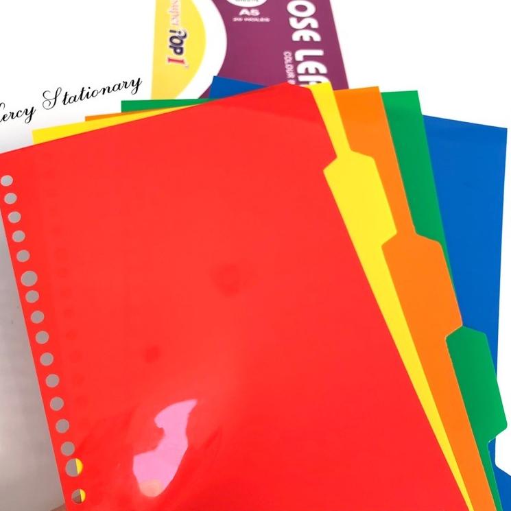 

⇇ Index Plastik Divider A5, B5 & A4 Pembatas Loose Leaf - Pembatas Binder ➢