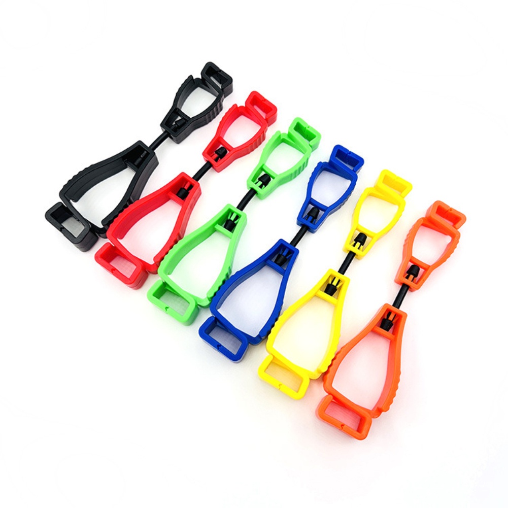 ღ Multifungsi Sarung Tangan Klip Dudukan Gantungan Penjaga Tenaga Kerja Clamp Grabber Keselamatan Kerja Alat Sarung Tangan Grabber Klip