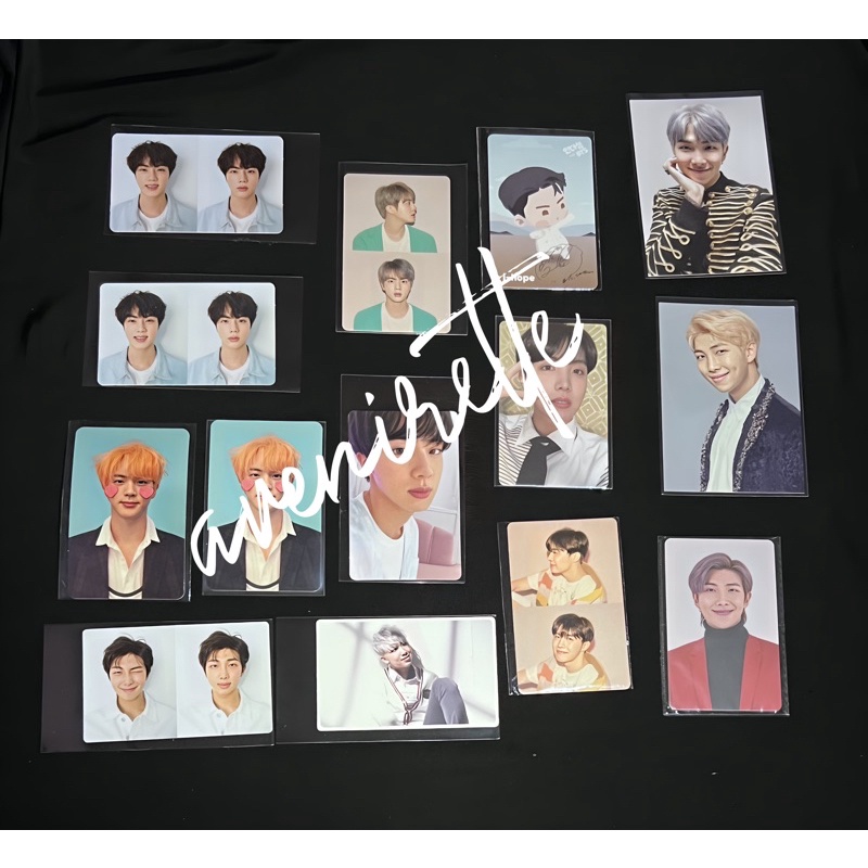 NAMJOON RM SEOKJIN JIN JHOPE HOBI ALBUM BTSW BTS WORLD PHOTOCARD ORUL SKOOL LUV AFFAIR SLA REG SA HY