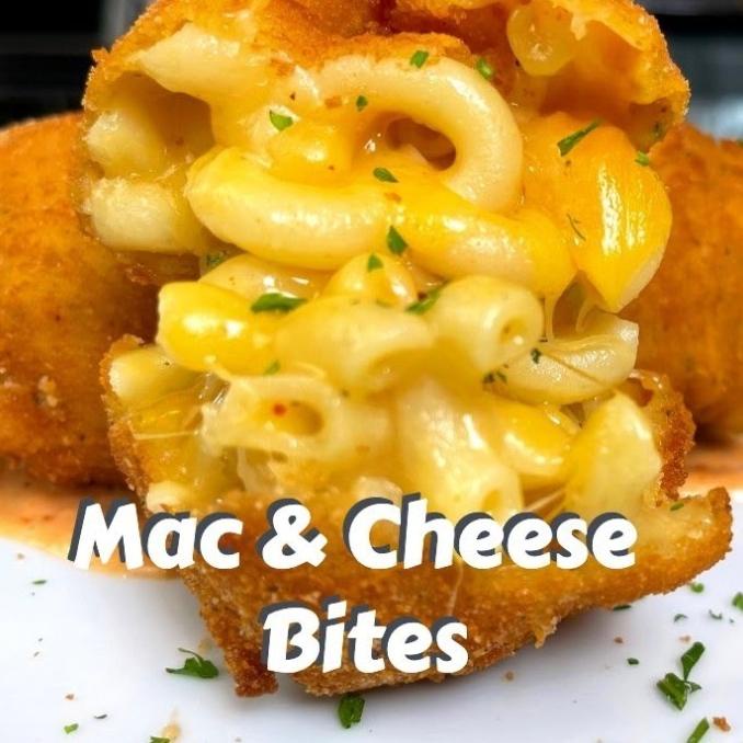 

Fried Mac and Cheese Cube Macaroni Cheese Makaroni Keju Goreng