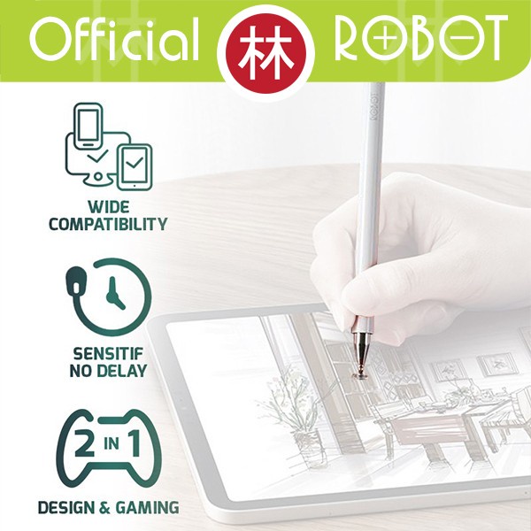 Robot RSP01 Universal 2in1 Capacitive Stylus Pen For Android &amp; Tablet