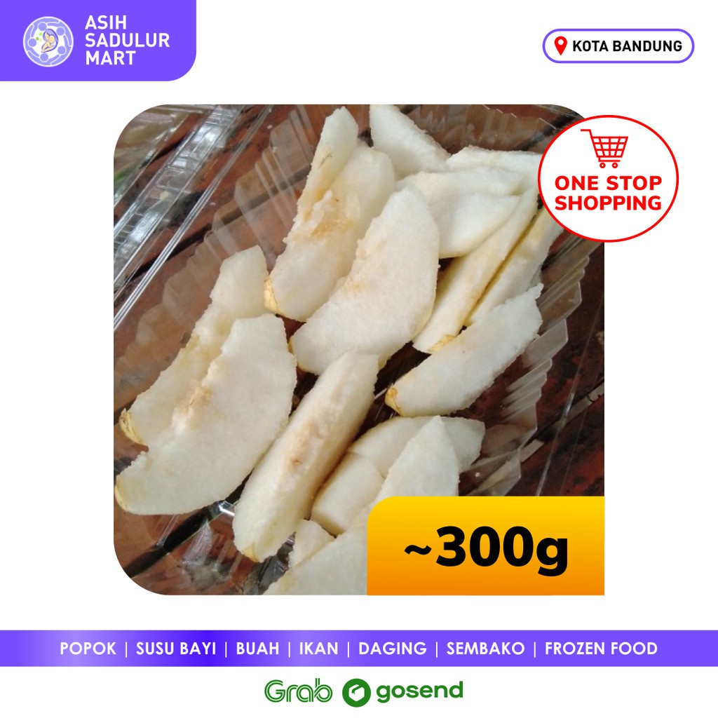 Buah Pear Potong 300ml Promo Grab Gosend Bandung