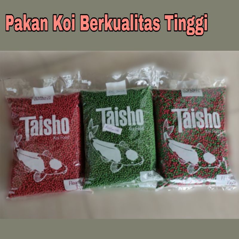 Pelet Ikan Koi Taisho 1 mm 2 mm 5mm color Enhancer