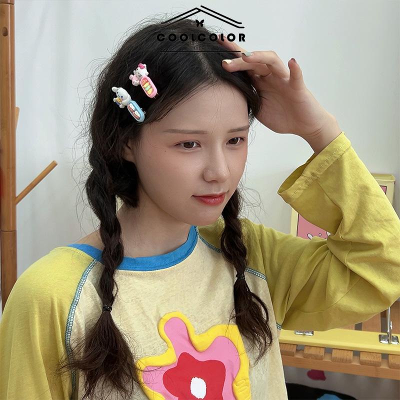 COD❤️Jepit Rambut Mini Kartun Lucu Sanrio Klip Poni Untuk Wanita- cl