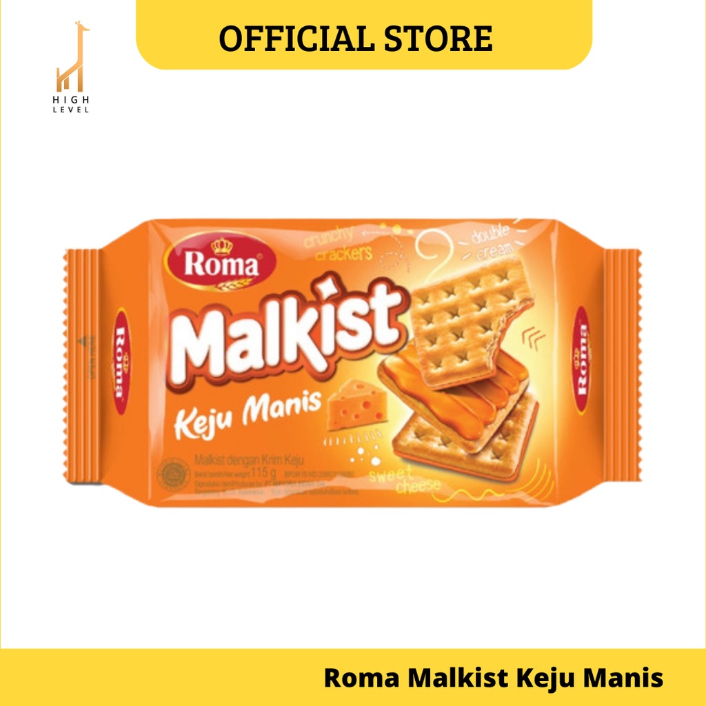 

Roma Malkist Keju Manis 115 gr