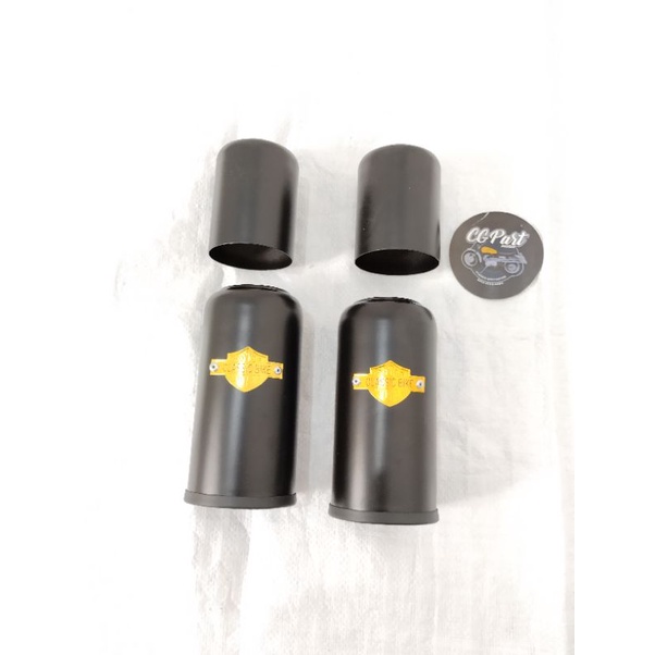 Cover Shock Belakang Motor Custom Hitam