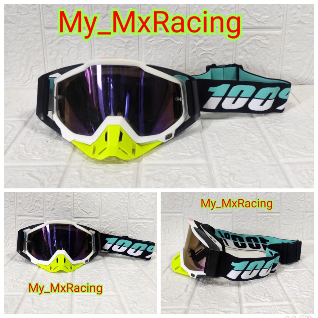 GOGGLE IMPORT Google 100 Percent - Kacamata Motor - Google Motocross - Google MX Trail - Google Rainbow - 005