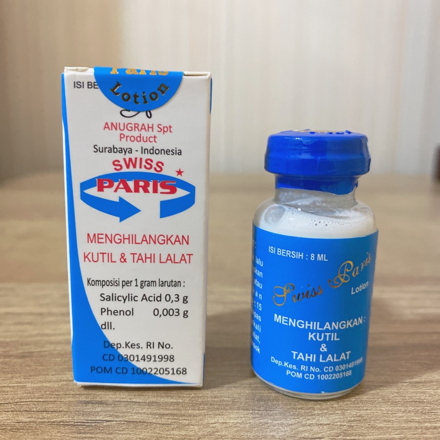 PENGHLANG KUTIL SWISS PARIS - Swiss Paris Lotion Obat Penghilang Kutil dan Tahi Lalat