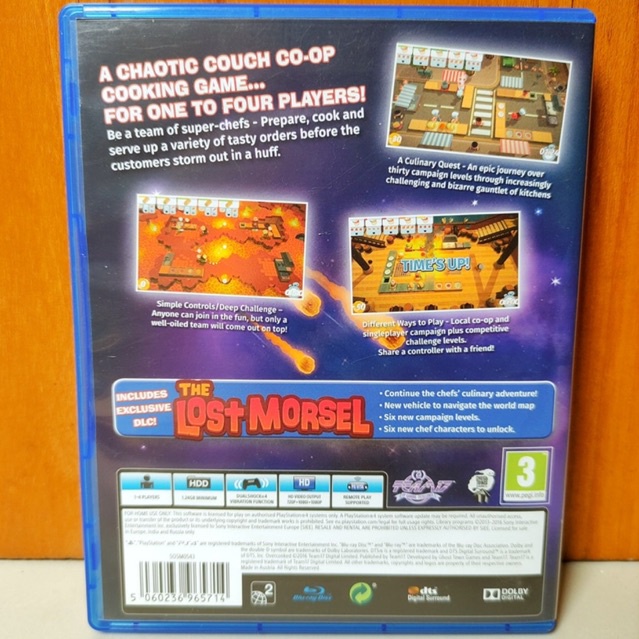 Kaset PS4 Overcooked Gourmet Edition Overcooked Playstation PS 4 5 CD BD Game Games Over Cooked ps4 ps5 original ori asli second masak all you disc blue ray overcooked! overcooked2 overcooked!2 mainan anak gim petualangan berdua 2 player satu dua 1 + 2