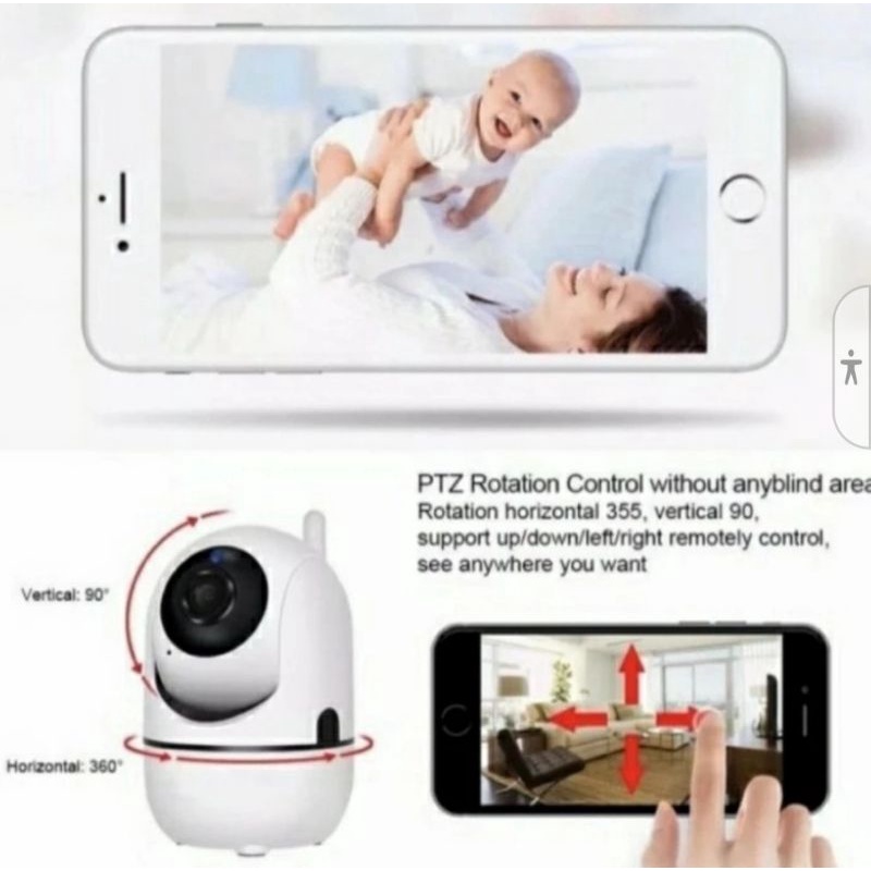 IP CCTV Minion WiFi Camera Human Tracking sensor kamera HD 1080P wireless V380pro