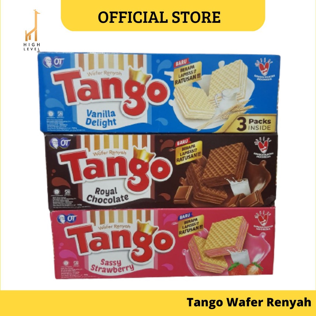 

Wafer Tango Tanggo Kemasan Kotak isi 163 gr