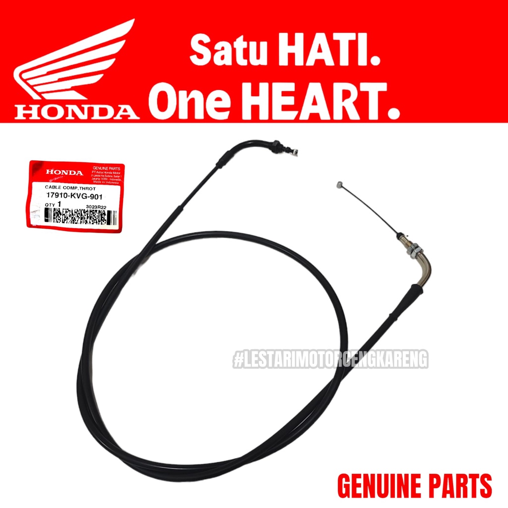 KABEL GAS BEAT KARBU ORIGINAL HONDA 17910-KVG-901