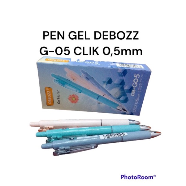 

PULPEN GEL DEBOZZ CLIK DB- G05 HARGA PER LUSIN (12PCS)