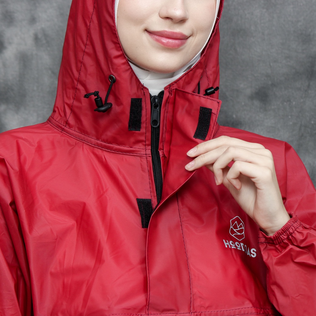 HOODJAS KANGAROO RAINCOAT Paket Couple Jas Hujan Saku Kangguru Pria Wanita Dewasa Anti Air Bahan PVC
