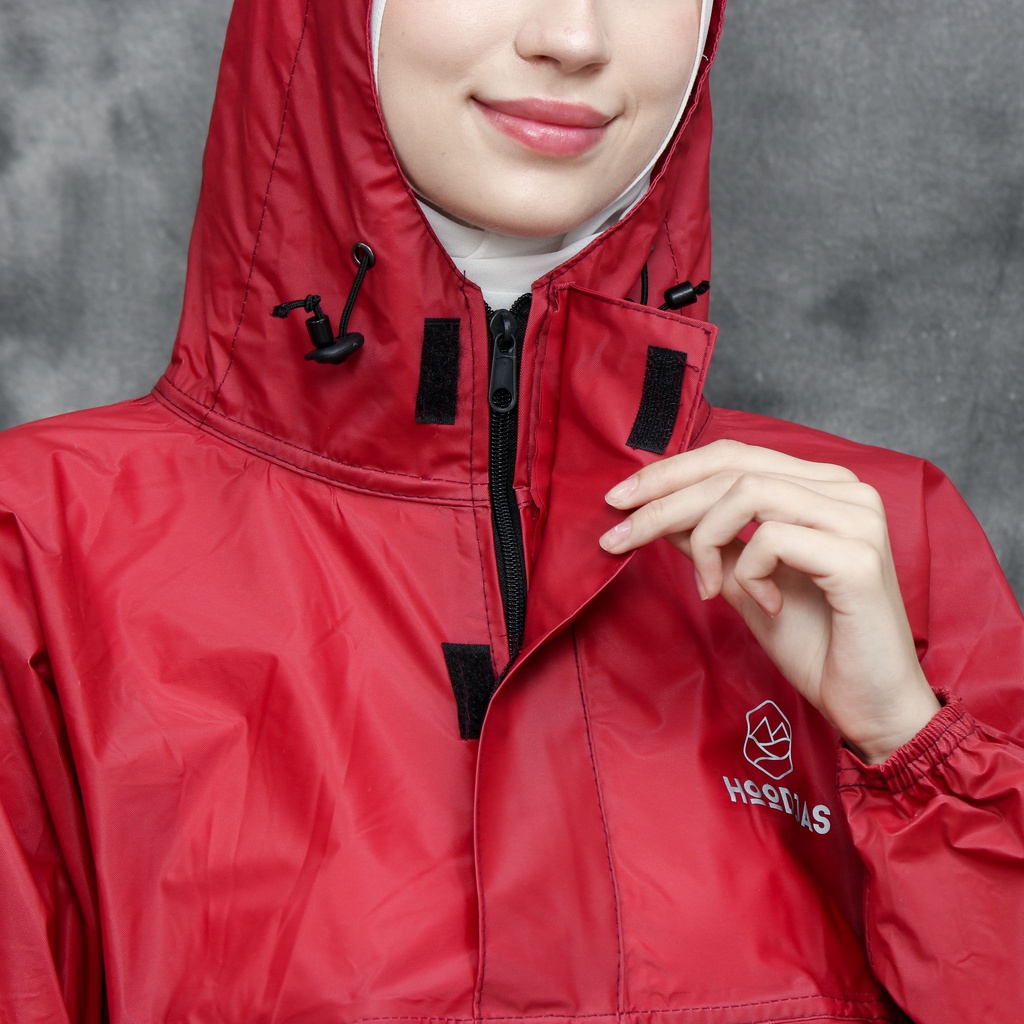 HOODJAS KANGAROO RAINCOAT Paket Couple Jas Hujan Kangguru Anti Bocor Jas Hujan Saku Kangguru Pria Wanita Dewasa Anti Air Bahan PVC Nylon Waterproof