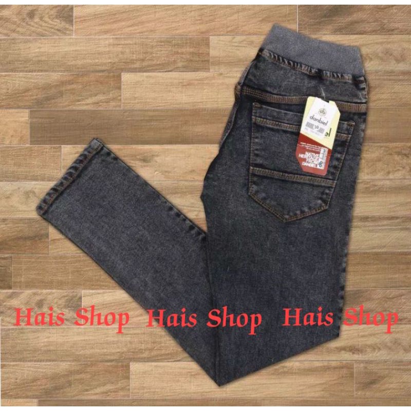 COD Bayar Di Tempat.!!!.Celana Rip Jeans Panjang Pinggang Karet_Celana Jeans Pria Panjang_Celana Jeans Panjang Murah_Hais Shop