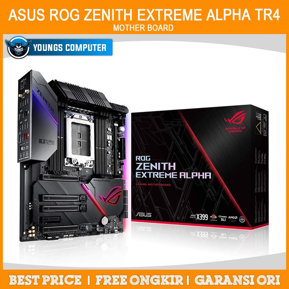 MOTHERBOARD AMD ASUS ROG ZENITH EXTREME ALPHA TR4